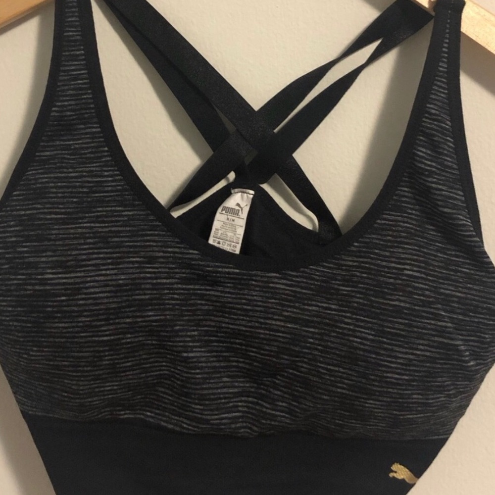 Puma Black Sports Bra